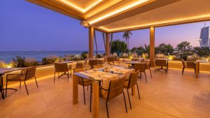 Perched above the sea, enjoy waterfront dining in Limassol at La Brezza