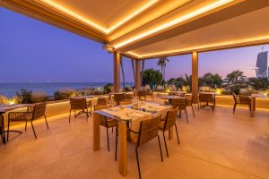 Perched above the sea, ejoy waterfront dining in Limassol at La Brezza