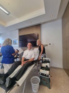 Blood donation at Crowne Plaza Limassol