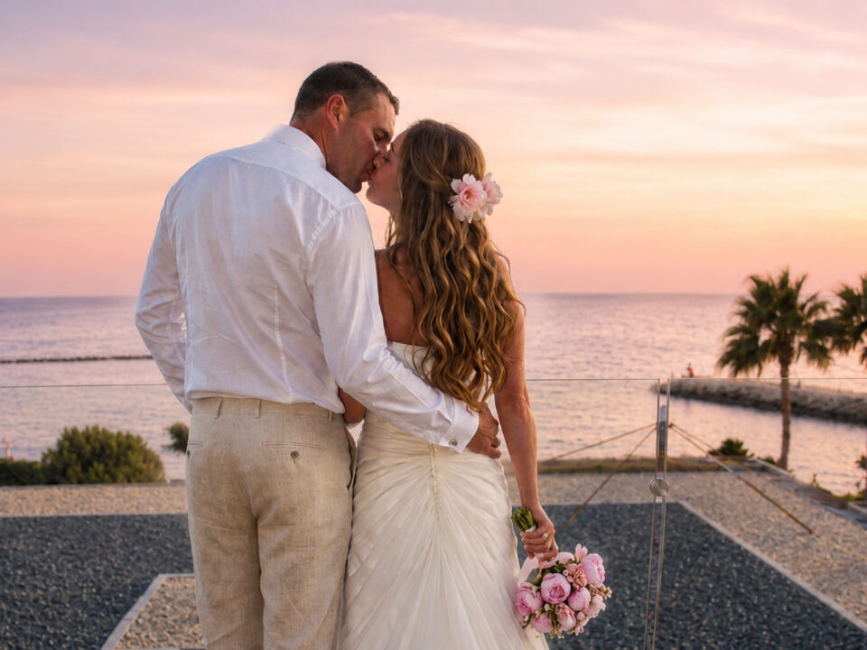 Sunset Civil weddings at Crowne Plaza Limassol