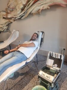 Blood donation at Crowne Plaza Limassol
