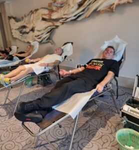 Blood donation at Crowne Plaza Limassol